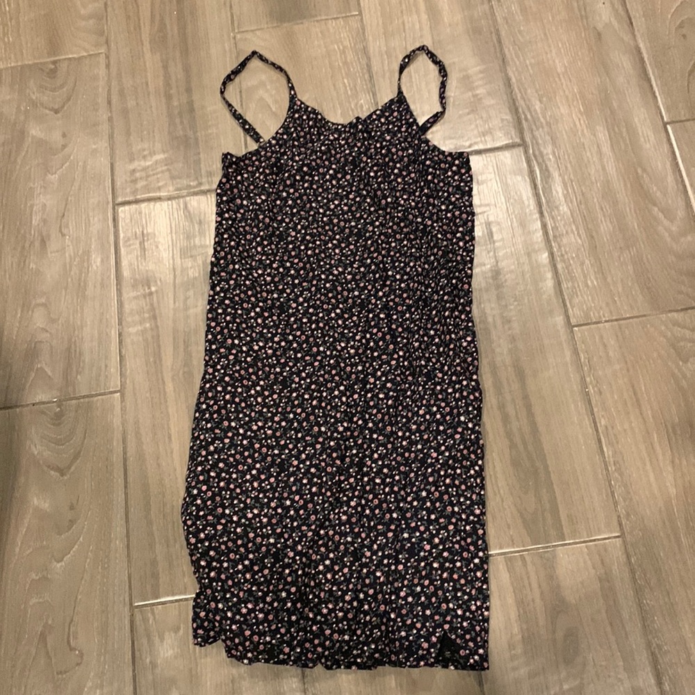 Navy Blue flower dress